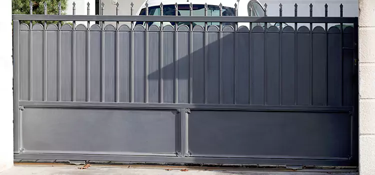 Metal Driveway Gate Installation Nipomo